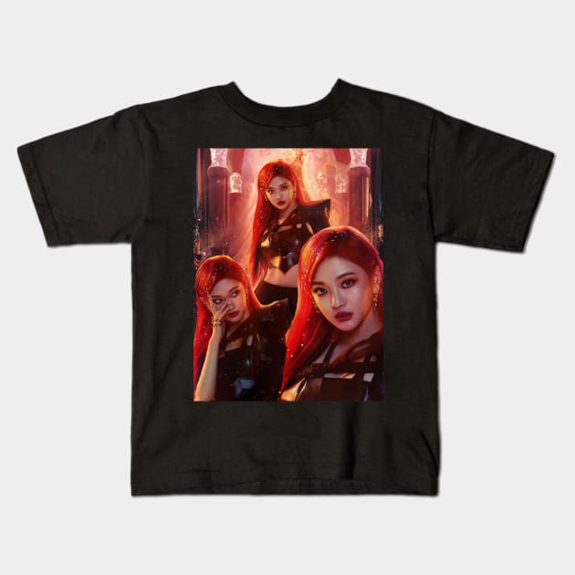 [ SALE ] AESPA NINGNING NEXT LEVEL COLLAGE Kids T-Shirt by hheiyeh